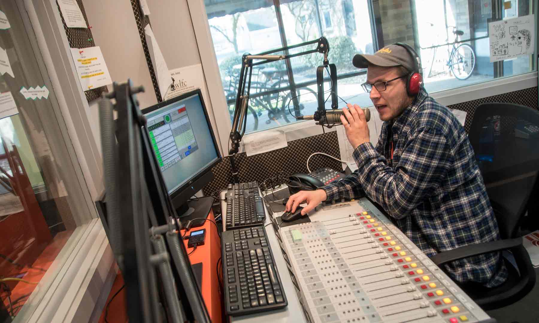 DJ for College Radio Station 88.3 WLFC