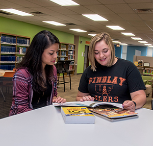 Education major learning Spanish as as a second language.