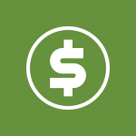 green dollar sign