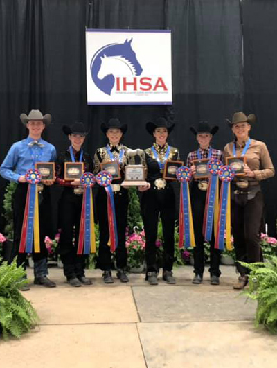 2019 Western Equestrian ISHA team